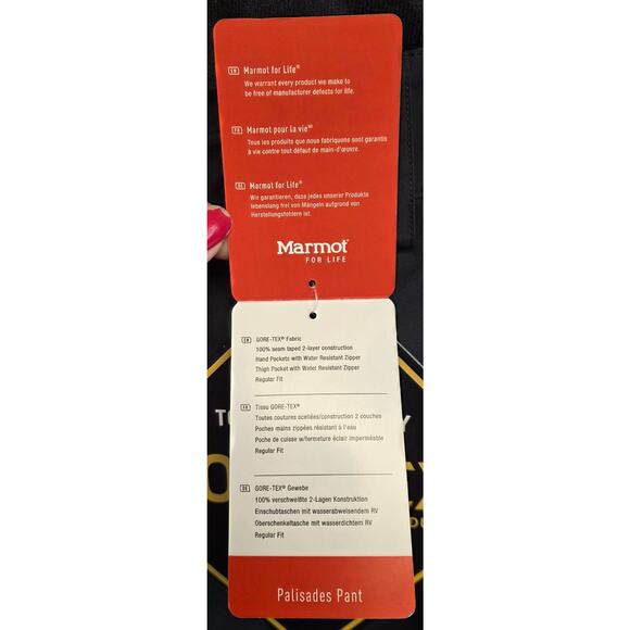 Marmot Gore-Tex Mens Snow Ski Hiking Pants XL Waterproof Windproof Lined Adjust - Picture 6 of 16